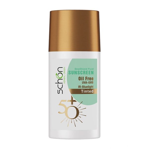 ضد آفتاب فاقد چربی رنگی SPF50 برند shone